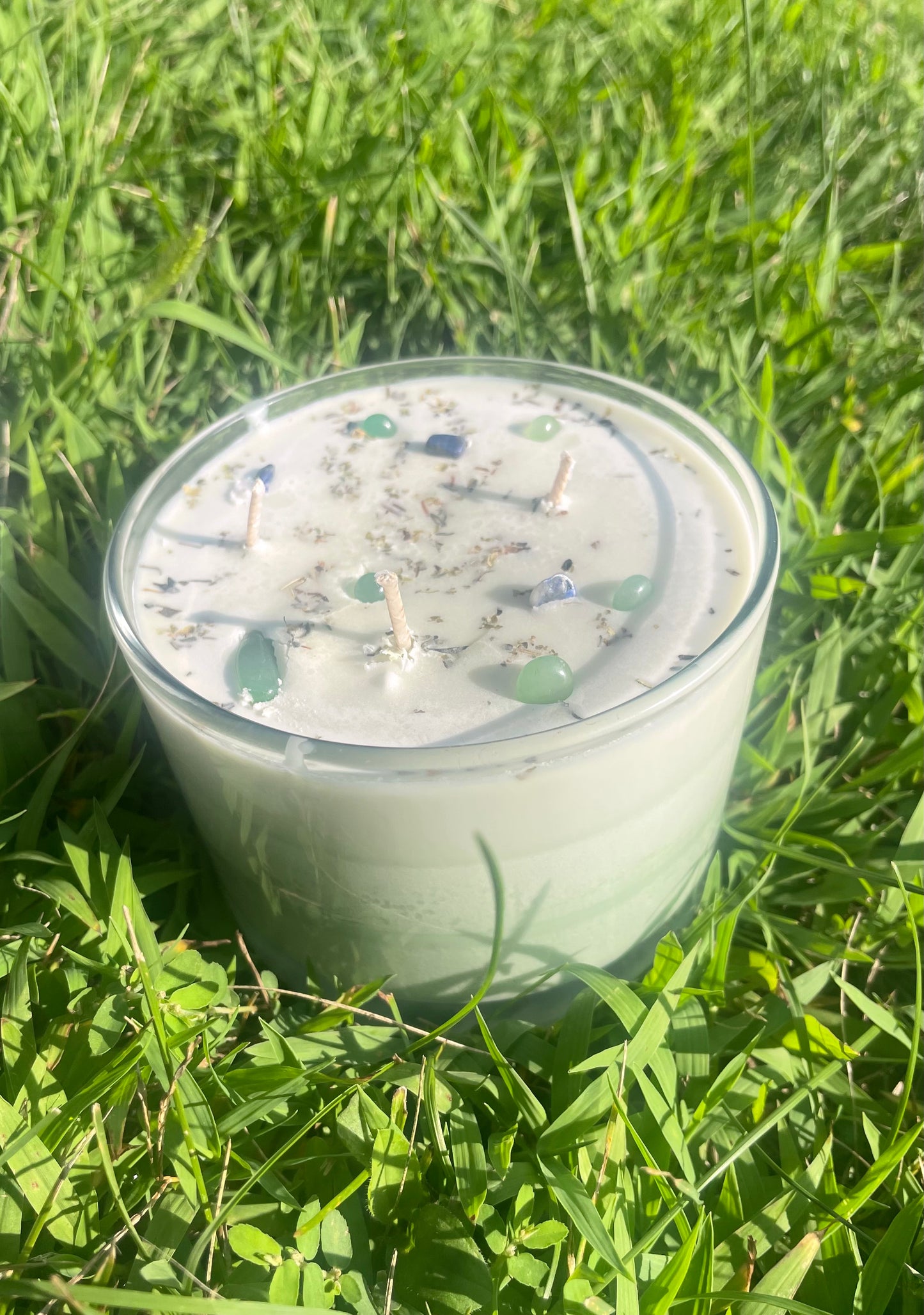 Frosty Money Candle
