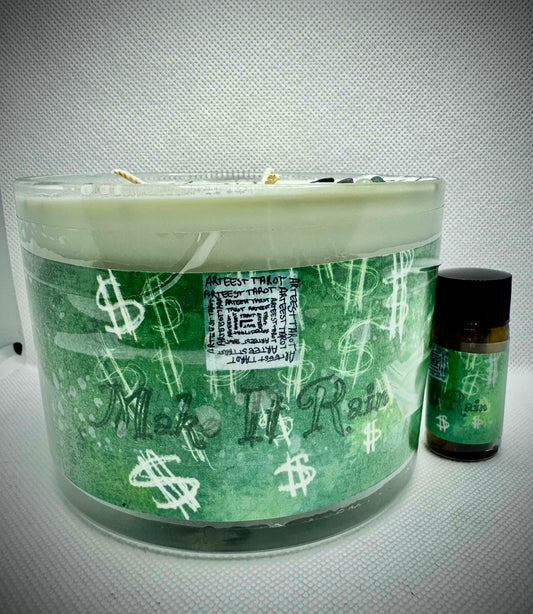 Make It Rain Money Candle And Oil Kit